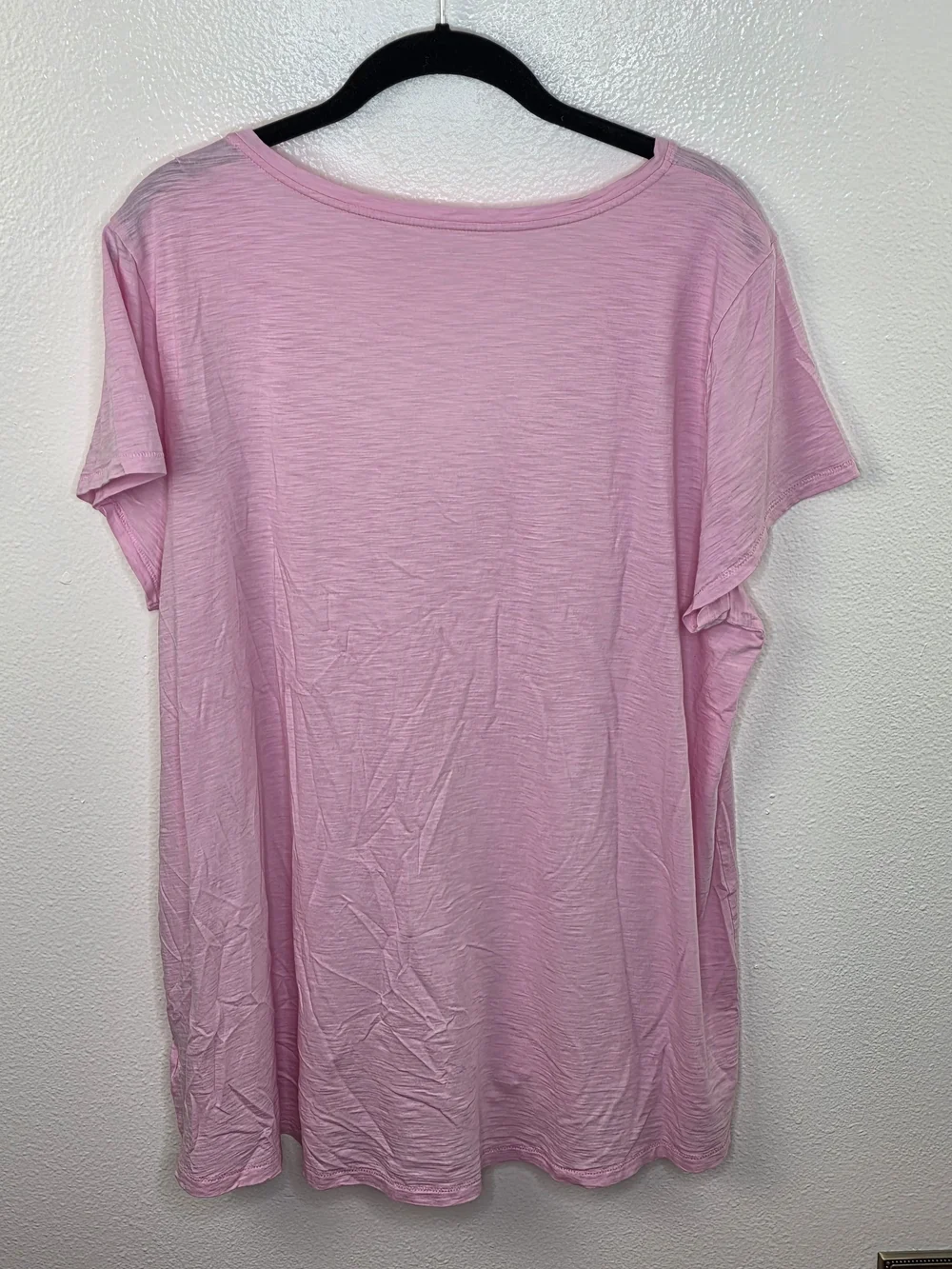 Lilly Pulitzer Pink Cap Aleeve V Neck Pima Cptyon Tee Size XXL - Picture 7 of 11